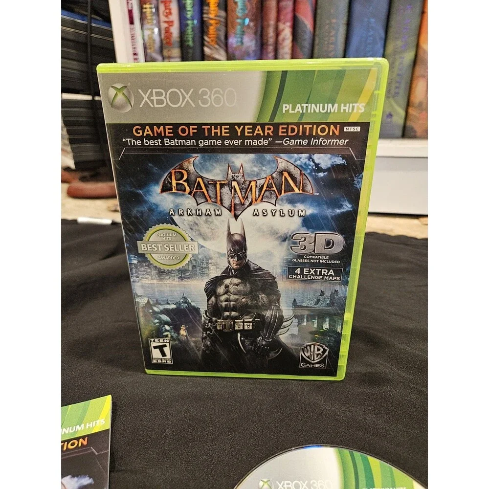 Batman Arkham Asylum Xbox 360 Complete In Box Clean Disc